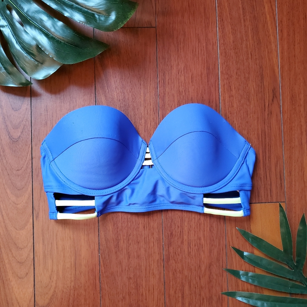 Like New Xhiliration Bandeau Bikini Top